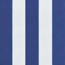 Larryhot Cojín banco jardín tela Oxford a rayas azul y blanco 180x50x7cm, hermoso y práctico, estilo decorativo. - Multicolor - Ver 6