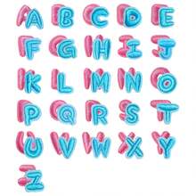 9/26/36/52 Mini Letters Patch, Cute And Mini, Is A High-Quality Auxiliary Material For DIY Decorating Clothing, Can Be Sewn And Ironed, Full Of Creativity, Used For Clothing, Bags, Shoes, Hats Decoration - 彩色 - 查看 18