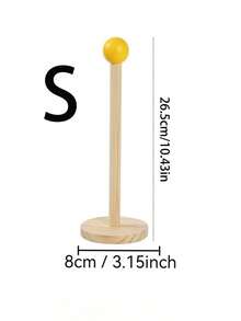 1 pieza Organizador de joyas de dopamina, soporte de madera para accesorios para el cabello, expositor de joyas plegable y multifuncional para scrunchies, pasadores para el cabello, diademas para mujeres, organizador de almacenamiento, esencial de viaje, decoración de otoño, Halloween