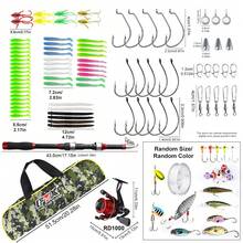 FTK Fishing Rod And Reel Combo, Fishing Rod, Telescopic Fishing Rod Kit With Spinning Reel, Telescopic Fishing Rod With Carrying Bag, Suitable For Freshwater And Saltwater - Perfect For Both Beginners And Professional Anglers! - Multicolor - View 4