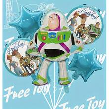 气球拱门套装，伍迪主题生日派对装饰，主题气球套装，适用于一周岁生日派对、毕业庆典和性别揭晓派对场地装饰 - 彩色 - 查看 13