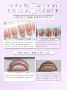 10 miếng dán móng tay acrylic thủ công, cỡ trung bình, hình hạnh nhân, màu xanh dương, đen, kiểu INS, kiểu Pháp, lấp lấp, đính đá, chấm bi, ombre, giá cả phải chăng, móng tay dễ thương, có thể tái sử dụng, bao gồm dụng cụ làm móng, phù hợp cho đi làm hàng ngày, dự tiệc và văn phòng, món quà tuyệt vời. - Nhiều màu - Xem 8