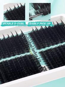288/60 CÁI D Curl Cụm Lông Mi Riêng Lash Fluffy 80D + 100D Mắt Mèo Trái Phải Cho Cặp Cụm Đơn DIY Mi Cụm Dày Hơn & Tự Nhiên & Dày Đặc & Lâu Trôi & Không Thấm Nước Bộ Nối Mi Giả Có Thể Tái Sử Dụng Cho Người Mới Bắt Đầu Sử Dụng Tại Nhà & Cuộc Sống Hàng Ngày & Tiệc Tùng & Du Lịch & Lễ Hội Âm Nhạc Cụm Lông Mi, Cụm Lông Mi, Lông Mi Riêng Lẻ, Lông Mi, Lông Mi Giả - D - Xem 3
