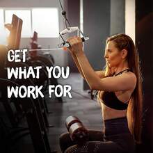 Tricep Press Down Cable Machine Attachment For Weight Workout, LAT Pulldown Attachments, Home Gym Accessories, Triceps Pull Down Attachment, Cable MachineAccessories For Arm Strength Workout Training - Multicolor - View 19