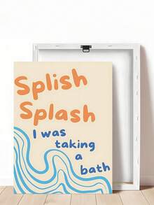 1/3PCS Modern Splish Splash Scrub A Dub Dub Bathroom Print Bathtub Washroom Decor Bath Poster Sign, Cartoon Quotes Wall Art, Funny Bathroom Canvas Wall Art Bedroom Decor, Living Room Decor, Office Decor, Dining Room Wall Decoration, Kitchen Decor, Study Room, Corridor, Dormitory Decoration, Bathroom Decor,Ideal Gift For Friends, Wall Arts, Wall Decor, Home Decor, Room Decor, Canvas Wall Art, Posters, Wall Art With Frame, Optional Frame ﻿