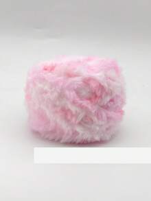 2/1pc 100g 钩针纱，彩虹混纺，奢华柔软人造毛皮纱球，羊毛纱，粗羊毛仿貂毛花式纱，粗羊毛手工编织纱，柔软纱 DIY 钩针编织纱线，用于衣服、圣诞帽