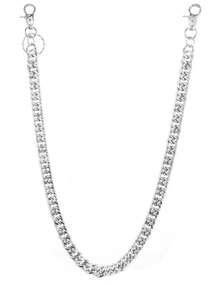 1 件时尚简约朋克摇滚嘻哈金属牛仔裤链，粗链腰饰配饰适合男士日常穿着，礼物 - 鏈條褲鏈 - 查看 6