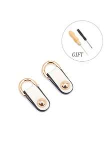 2pcs Metal Buckle Bag Accessories Set, Including Metal Buckle, Essential DIY Bag Hardware, Simple Design Suitable For Various Bags (Needle And Screwdriver Included) - Multicolor - View 17