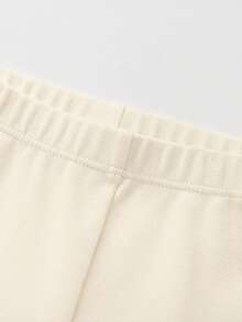 Balabala Baby Girls Leggings 2025 Autumn - Stretchy Cotton Pants - White Tone - View 6