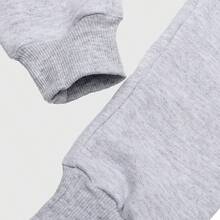 Men's Sweatpants With Back Pocket, Plain, No Print, Various Colors - 灰色 - 查看 3