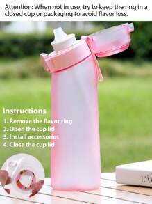 Yocity 1 个运动水壶，带 1 个随机熊形口味豆荚，0 糖 0 卡路里口味豆荚，情人节礼物，生日礼物，适合健身房，7 种口味随机，适合户外、露营 - 彩色 - 查看 4