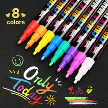 FLYSEA 8/12 Colors Liquid Chalk Markers - Dry Erase Markers Suitable For Chalkboard, Blackboard, Windows, Bistros, Cars, Signs, Chalkboard Labels