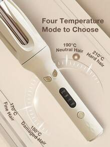 Automatic Hair Curler, Professional Automatic Curling Iron, 4 Temperature & More Heating Modules With Fast Heating For Lasting Beach Waves