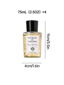 Acqua di Parma 4pcs/Set Colonia Body & Hair Care Set - Refreshing Body & Hair Care Set, Fragrant Body & Hair Care Set, Moisturizing Body & Hair Care, Body & Hair Care Travel Set, Mini Body & Hair Care Set, 75ml/2.5oz Each - Transparent+White - View 6