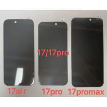 3pcs Anti Glare Tempered Glass Front Film Phone Screen Protectors Compatible With IPhone17 16 15 14 13 12 11 Pro Max XR X XS Max 7 8 Plus Phone Protective Anti Spy Glass