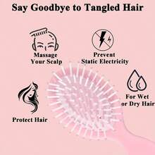 20 piezas Cepillo de pelo mini - Antiestático, cerdas de nailon suaves, cepillo de masaje del cuero cabelludo, fácil de peinar, sin fragancia, accesorios de cuidado personal y belleza, accesorios de suministros para fiestas solteras y bodas, cepillo, cepillos de pelo, cepillo de bordes, cepillo de pelo, peine, peinar el cabello, cepillo desenredante, cepillo de bola, set de cepillos de pelo mini, peine de madera, cepillo de pelo, cepillo de pelo, cepillo de pelo mini, cepillo desenredante, cepillos de pelo, productos para el cabello, herramientas para el cabello, artículos para el cabello, cuidado del cabello, cepillo para cabello rizado, equipo de peluquería