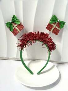 Christmas High-Headed Hairbands For Women In Summer 2026 Simple Black Hairbands For Going Out A Pair Of Hairbands For Pressure And Sliding Hairbands Headgear French-Style Lace Hair Accessory With A Fairy-Like Braid Ribbon In Green, Headband, Hair Band, Hair Hoop