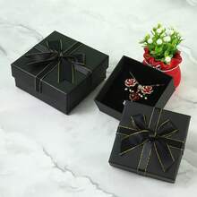 2/4 صندوق مجوهرات من الورق بشكل فراشة مع أغطية، صناديق تغليف هدايا المجوهرات للأساور والقلائد والأقراط، صناديق تخزين هدايا عيد الحب وعيد الميلاد