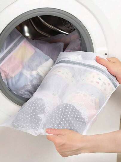 Túi giặt đồ máy giặt, túi giặt đồ mỏng có khóa kéo, túi bảo vệ quần áo, túi đựng đồ lót, túi đựng đồ dùng cần thiết khi đi du lịch, túi sắp xếp phòng giặt, lý tưởng cho du lịch, vật dụng không thể thiếu cho ký túc xá sinh viên.