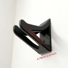 1pc Heavy Duty Wall Mounted Tool Organizer Rack, Black Coated Finish, Easy Installation Garage Storage Rack Suitable For Lawn Mowers, Trimmers, Hedge Trimmers And Gardening Tools, Modern Minimalist Design, Space-Saving Utility Mount, Rust-Resistant Look, Weather-Ready Profile, Multi-Tool Hanging System For Rakes, Shovels, Brooms, Cordless Tools And Hand Tools, I For Garage, Shed, Workshop, Basement, Patio, Carport Organization, Gift-Ready For Holidays, Cyber Monday, Halloween, Christmas, End-Of-Season Practical DIY Enthusiasts And Home Storage Solutions