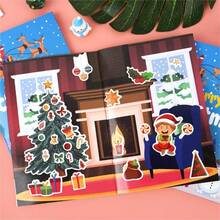 Sách dán hình tiệc Giáng sinh 3 công viên – Có dán cảnh, trò chơi thể hiện cảm xúc, trò chơi tương tác, hoàn hảo cho các trò chơi theo chủ đề Giáng sinh của trẻ em, bộ sản phẩm vui nhộn và thú vị này cung cấp các hoạt động dán hình hấp dẫn, lý tưởng cho các buổi họp mặt gia đình, quà tặng sinh nhật, quà tặng ngày lễ, tiệc lớp và lễ kỷ niệm ngày lễ, quà tặng Giáng sinh - Nhiều màu - Xem 9
