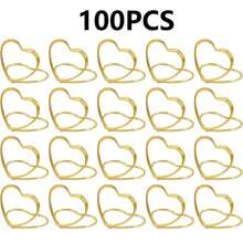 20/50/100pcs Metal Place Card Holders Photo Clip Stands Wedding Table Number Name Sign Stand For Wedding Birthday Party Home Decoration