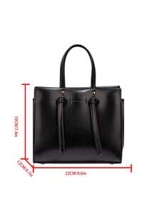 Borsa capiente da donna, nuova borsa a forma di ala, versatile come borsa a tracolla o a spalla - nero - Visualizzare 2