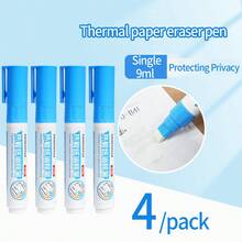 1pc Erasable Pen, Thermal Paper Correction Pen, Quick-Drying Correction Fluid, For Personal Information And Shipping Address - Multicolor - View 15