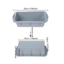 4pcs, Silicone Loaf Pans, Baking Mold And Bread Mold, Toast Making Tool, Non-Stick Bakeware, Oven Accessories, Baking Tools, Kitchen Accessories