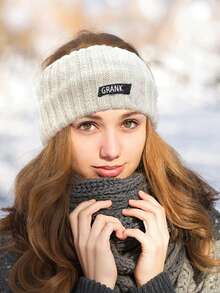 1pc Solid Color Casual Polyester Headband, Autumn/Winter Model - Multicolor - View 7