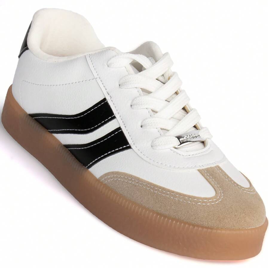 Molekinha Girls' Casual Original Sneakers 2582-102 - 黑與白 - 查看 1