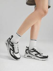 Skechers SKECHERS modische Lässig Sport Retro Plateau-Sohlen Schuhe, geeignet für Studenten, Geburtstagsgeschenke, Mitarbeiter, Wandern, Pendeln, Outdoor-Aktivitäten