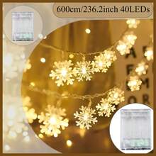 أضواء الجنية على شكل ثلج LED - ديكورات ثلجية معلقة، أضواء حفلة الشتاء لشجرة عيد الميلاد، المنزل، النافذة - هدية عطلة مثالية، ديكور منزلي احتفالي، إضاءة احتفالية، ديكور الغرفة، ديكورات هالوين، ديكورات عيد الميلاد ديكور عيد الميلاد XMAS ديكور شجرة عيد الميلاد هدية ديكور حفل زفاف ديكور المنزل ديكور الخريف ديكور عيد الميلاد ديكورات الحفلات لوازم الحفلات الداخلية عطلة احتفالية ديكور هالوين ديكور الحائط زينة هالوين