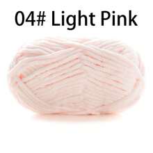 EDCUEBE7 1/2pcs Velvet Soft Yarn, 50g/Pc, 60m/Pc, Handmade DIY Knitting Medium Chunky Yarn Popsicle Yarn, Bulky Polyester Soft Knitting Yarn, Suitable For DIY Crafts, Suitable For Knitting And Crocheting Scarves, Hats, Shoes, Bags, Cushions, Dolls, Blankets, Slippers, Handicraft Crochet Projects