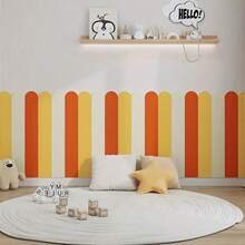 6pcs Soft Self-Adhesive Wall Stickers, Modern Minimalist 3D Wall Padding, Peel-And-Stick Removable And Interchangeable, Designed To Prevent Bumps And Cover Unsightly Walls, Perfect For Wall Decor, Room Decor, Home Decor, Bedroom Accessories And Home Accessories