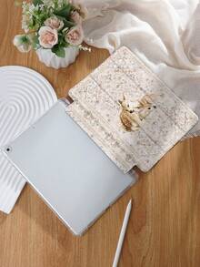 鹿纹平板电脑保护套，兼容 iPad 9.7/10.2/10.5/10.9/12.9/Pro 11（第十代）、Galaxy Tab S6 Lite 10.4 英寸、Kindle Paperwhite（第十二代，2024 年款）、2022 年款 Kindle（第十一代），柔软防震，具备智能支架/自动唤醒/睡眠功能。植物纹保护套。 - 彩色 - 查看 2