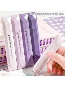 4 PIEZAS de cinta adhesiva de doble cara con puntos, adhesivo sin costuras que gira 360°, adecuado para usar en álbumes de recortes, manualidades DIY, de vuelta a la escuela, suministros de oficina, diarios hechos a mano y proyectos artísticos