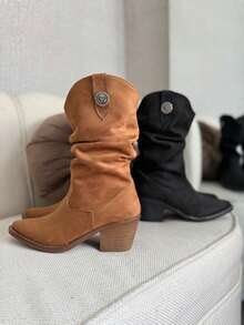 Women Ankle Boots & Booties - Camel - View 2