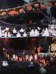 have a good day 1卷2米哥特主题装饰和纸胶带，创意美学贴纸，DIY装饰拼贴工艺用品，节日礼物，个性化剪贴簿学校文具剪贴簿用品