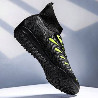 Zapatos de fútbol para hombre, zapatillas de fútbol de caña alta para entrenamiento, zapatos deportivos para césped