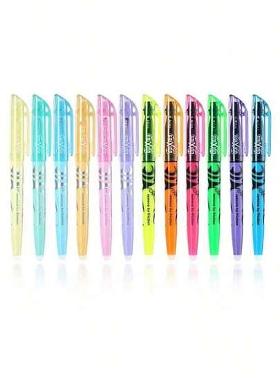 PILOT FriXion 可擦荧光笔，大容量斜头，学生荧光笔，用于标记、会议笔记、课堂笔记