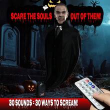 Brinquedo Eletrônico com Controle Remoto e Sons de Terror, 30 Tipos de Sons Assustadores, Dispositivo Eletrônico com Controle Remoto, Adequado para Casa, Escritório, Brincadeira Malévola Entre Amigos, Presentes do Dia da Mentira e Halloween