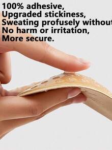 Selbstklebender Push-up BH mit unsichtbarem Brustlifting, Silikonbrustauflagen ohne Träger, mangoförmiger, rückenfreier BH