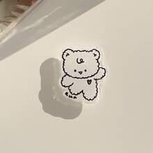 可爱动物造型粘性手机支架，创意礼物，适合情侣、朋友、同事和同学 - 彩色 - 查看 17