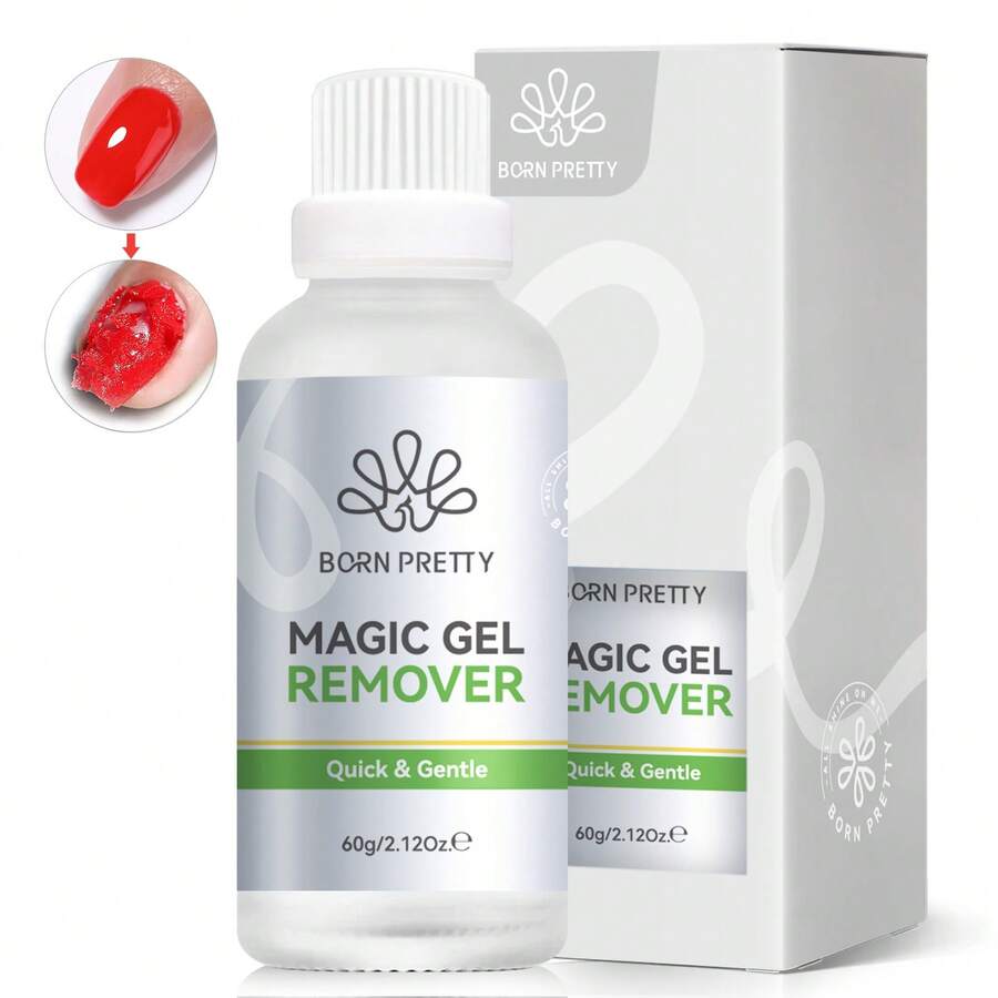 BORN PRETTY 魔法卸甲水凝胶指甲油 60g 3-5分钟快速去除半永久性亮光大容量