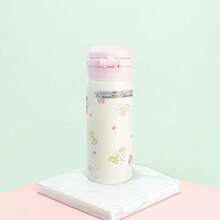 Miniso 1 pieza Vaso aislado al vacío de acero inoxidable 304 Hello Kitty Rakuichi, 360ml/12.17oz, apto para uso doméstico y estudiantil - Rosa - Ver 8