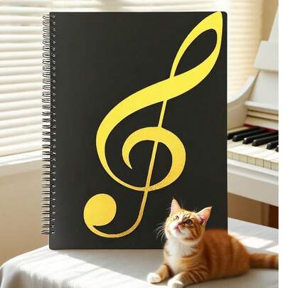 A4 乐谱文件夹、学生钢琴乐谱活页夹、防水可折叠钢琴乐谱夹、A4 音乐文件夹（可容纳 20 张）、适用于合唱团、乐队、音乐家、表演者的耐用 A4 音乐文件夹、高品质 PP 套