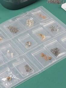 1pc Clear Seal Stamp Storage Folder, Plastic Storage Photo Album, Seal Bag Storage Keeper, Card Folder Storage Bag, For DIY Scrapbooking Art Craf ﻿