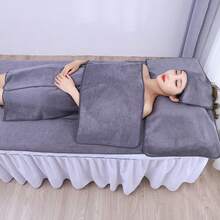 3pcs Absorbent Salon Towels, Smooth Edged Water-Absorbing Towels, Suitable For Hair, Chest, Pillow, Ideal For Spa, Massage Salon, Beauty Parlor, Travel, Hotel, Etc. (Multiple Colors Available), Also Suitable For School, Back To School, Travel, Travel Essentials, Home Essentials, Towels, Skincare - Multicolor - View 9