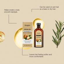 100ml 香薰护发精油 - 摩洛哥坚果油和荷荷巴油混合物，保湿柔顺护发油，适合女性日常造型前使用或夜间修复